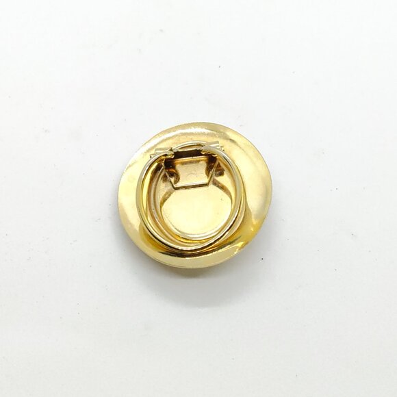 Vintage Gilt & Faux Pearl Scarf Clip - Picture 2 of 2